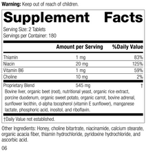 Load image into Gallery viewer, Cataplex® B-GF, 360 Tablets, Rev 04 Supplement Facts