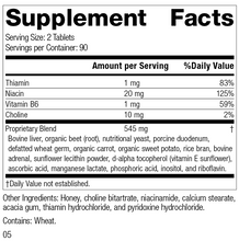 Load image into Gallery viewer, Cataplex® B, 180 Tablets, Rev 05 Supplement Facts
