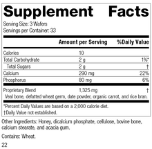 Load image into Gallery viewer, Calcifood®, 100 Wafers, Rev 22 Supplement Facts
