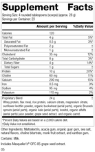 Load image into Gallery viewer, SP Complete® Vanilla, 23 oz., Supplement Facts
