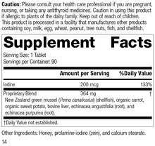 Load image into Gallery viewer, Iodomere®, 90 Tablets, Rev 14 Supplement Facts
