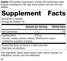 Load image into Gallery viewer, Lact-ENZ 5130 Rev 04 Supplement Facts
