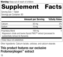 Load image into Gallery viewer, 8025 Thytrophon PMG R18 Supplement Facts
