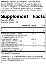 Load image into Gallery viewer, Boswellia Complex, 120 Tablets, Rev 04 Supplement Facts
