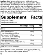 Load image into Gallery viewer, ProstaCo, 120 Capsules, Rev 08 Supplement Facts
