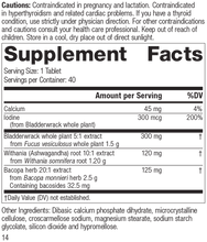 Load image into Gallery viewer, Thyroid Complex, 40 Tablets, Rev 12 Supplement Facts
